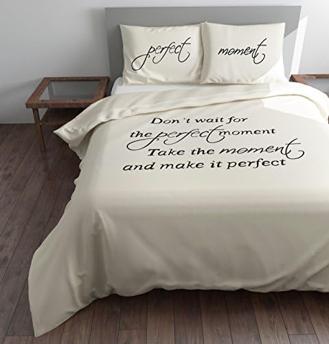 Sleeptime Duvet Cover Set Perfect Moment - 240x200/220 - Creme + With 2 Pillowcase 60x70