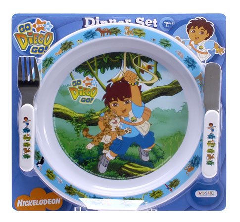 Go Diego Go 3pc Dinner Set