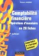 Comptabilit� financi�re : Op�rations d'inventaire en 28 fiches