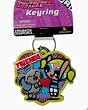 Cartoon Network Powerpuff Girls keychain - Heart to Heart Friends Bubbles rubber key ring