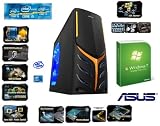 HeidePC® Gaming PC - Special Silent - Next Generation Sandy Bridge 1155 (Intel Dual Core i3-2120 (2x 3.3 GHz), CPU cooler very quiet Arctic Alpine 11 Pro, MSI P67A-GD65 Socket 1155-Intel P67, 4GB DDR3, Grafic NVIDIA GeForce GTX 550 Ti 1 GB, HDD 1TB SATTAIII 6GB/s, 24x DVD±RW Burner with Lightscribe, Power Supply 580W 80+ whisper quiet, Thermaltake V6 BlacX with Hot-Swap, incl.Win7 Home Premium 64 bit DVD OEM