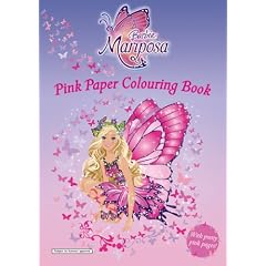 Barbie Mariposa: Pink Paper Colouring Book