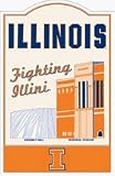 Illinois Fighting Illini Nostalgic Metal Sign from Riddell