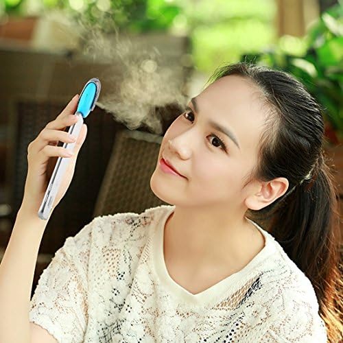 SUNYANG Cell Phone Beauty Mist Spray Diffuser, Portable Mini Smartphone atomization facial hydrating Beauty Instrument Facial Sprayer Filling Water Meter for Android (iPhone)