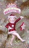 6" Future Radio City Rockette Girl Christmas Ornament
