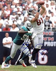 Autographed Owen Daniels Photograph - 8x10 #t18728 - PSA/DNA Certified - Autographed NFL Photos