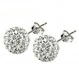 Beautiful 925 Sterling Silver Ball Stud Sterling Silver Stud Earrings 6mm Each Size By U-Beauty thumbnail