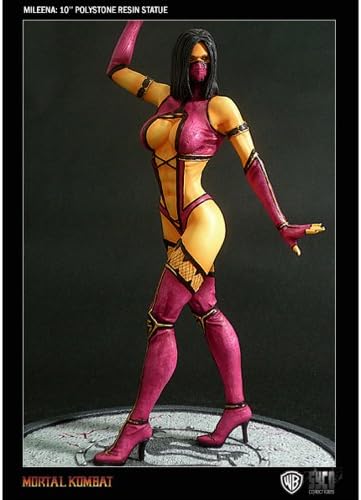 Mileena Mortal Kombat Syco Collectibles 10 Inch Polystone Statue