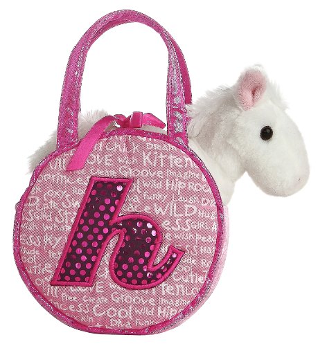 Aurora World Initials H Fancy Pals Pet Carrier Purse
