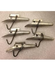 Vintage Maple Sap Spiles, Metal Maple Syrup Taps w/hooks (5-PACK)