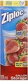 Ziploc Storage Bags Gallon 40 ct (Pack Of 3)