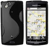 Produkt-Bild: mumbi TPU Silikon Case Sony Ericsson Xperia Arc / Xperia ARC S Silicon Tasche H&uuml;lle - ARC Schutzh&uuml;lle schwarz