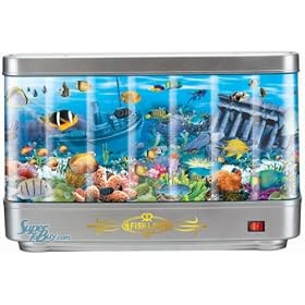 Aquarium Motion Fish Lamp Night Light - Tropical Fish (Size L)