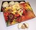 Scott's Cakes 1 lb. White Chocolate Cashew Pattie in a Fall Leaf Box