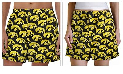 Iowa Hawkeyes Boxers XXL University of Iowa 100% Cotton Boxer Shorts for HIM or HER- SEARCH BROAD BAY BOXERS FOR MORE DESIGNS Unique GIFT Ideas Man Men Boyfriend Woman Women Ladies Mother Dad Mom CUTE!