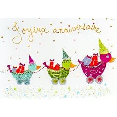 ポストカード　フランス製　誕生日　行進