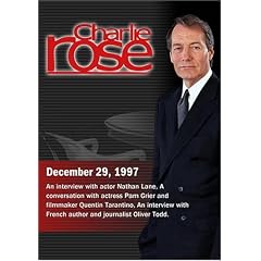 Charlie Rose with Nathan Lane; Pam Grier & Quentin Tarantino; Oliver Todd (December 29, 1997)