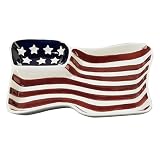 Flag Chip-and-Dip Dish by Boston Warehouse