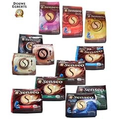 Douwe Egberts Senseo Kaffeepads 158 Pads - 12 Sorten - Sevilla, Rio, Vienna, Normal, Mild, Kr�ftig, Entkoffeiniert, Presso, Cafe Choco, Cappuccino, Colombia Blend und Brazil Blend