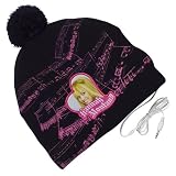 Girls' Hannah Montana Eartunes Beanie - Black (7-14)