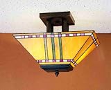 16L Prairie Corn Oblong Flushmount