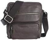 Strellson ShoulderBag SV 01/91/12108-860 Herren Schultertaschen, Braun  (d.brown), 22 x 25 x 6 cm (B x H x T)