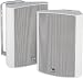 Dual LU50PW 5.25-Inch 2-Way Indoor/Outdoor Satellite Speakers, White (Pair)