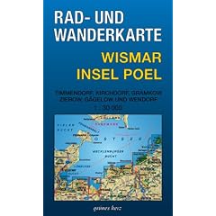 Rad- und Wanderkarte "Wismar - Insel Poel". 1:30000. Mit Timmendorf, Kirchdorf, Gramkow, Zierow, G�gelow und Wendorf