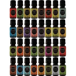 Ultimate Aromatherapy 100% Pure Therapeutic Grade Essential Oils Set (Essential Oil Gift Pack)- 32  10 ml by Edens Garden