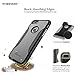 iPhone 7 Case, (Black Gray) SaharaCase Protective Kit Bundle with [ZeroDamage Tempered Glass Screen Protector] Rugged Protection Anti-Slip Grip [Shockproof Bumper] Slim Fit - Black Gray