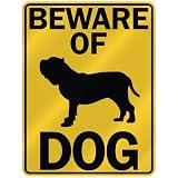 BEWARE OF  NEAPOLITAN MASTIFFS  PARKING SIGN DOG