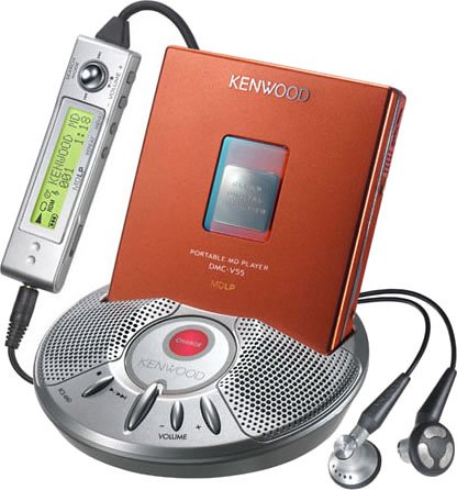 ケンウッド ポータブルMDプレイヤー DMC-V55-R