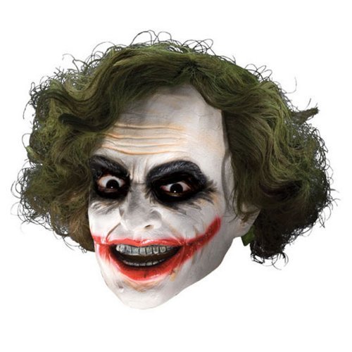 Click here to buy Adults' Batman Dark Knight Joker Mask by Rubies Costume Company.