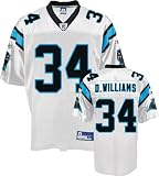 Steve Smith Jersey: Reebok Black Replica #89 Carolina Panthers Jersey - XX-Large
