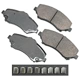Akebono ACT1273 ProACT Ultra-Premium Ceramic Brake Pad Set by Akebono