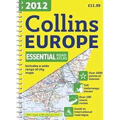 2012 Collins Europe Essential Road Atlas
