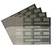 Illusions Geometric Shapes Woven Vinyl Placemats, Set of 4
