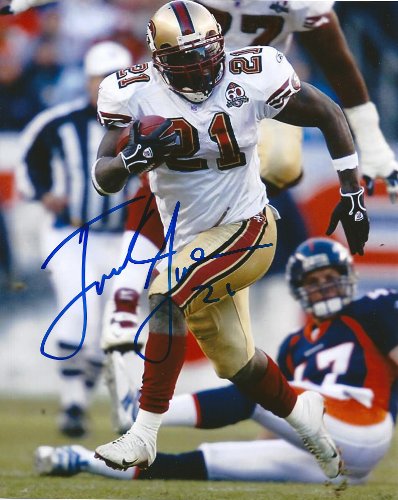 FRANK GORE,SAN FRANCISCO 49ERS,MIAMI HURRICANS,NINERS,SIGNED,AUTOGRAPHED 8X10,PHOTO,COA WITH PROOF,PIC