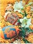 3D Lenticular POSTCARD-EASTER EGGS AND LILIES
