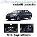 XtremeVision Toyota Corolla 2015+ (6 Pieces) Pure White Premium Interior LED Kit Package + Installation Tool