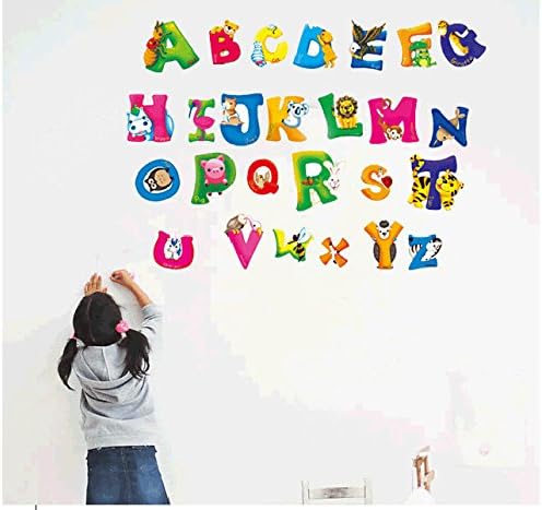 Bernice-Fashion Art Removable Vinyl Wall Sticker Mural Decal Art Alphabet Baby Nursery Kids and Children's Room