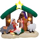 7' Airblown Nativity Scene