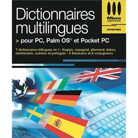 Dicos multilingues pour PC, Palm OS et Pocket PC