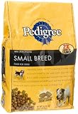 Pedigree Mini Crunchy Bites Dry Food for Small Dogs, 4.4-Pound Bags (Pack of 5)