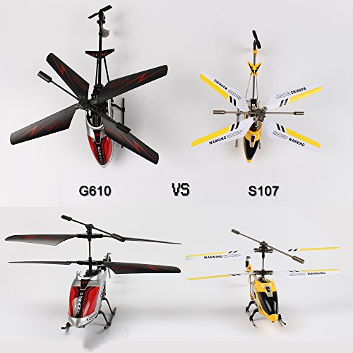Amosting Rc Helicopter Crash Resistant 3 5 Channels With Gyro And