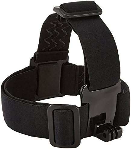 Waterproof Head Strap Camera Mount Head Helmets Fitted Adjustable Nylon Straps Works for Gopro Hero Camera 4 3+ 3 2 1