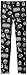 STAR WARS Big Girls' All-Over Print Leggings, Black, Small