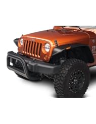 Automotive Parts and Accessories: Barricade J100162 3" Bull Bar w/ Skid Plate Textured Black - Barricade
