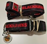 Chicago Blackhawks Pet Accessories Set - Large (6' Leash, Collar, and ID Tag)
