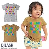 (ディラッシュ)DILASH 盛夏'15 ロゴ半袖Tシャツ 100 グレー